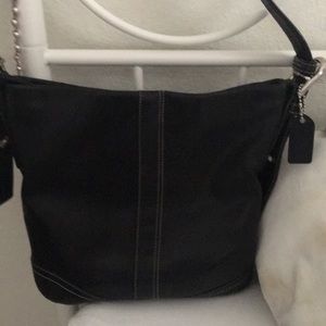 Coach Leather Black Purse